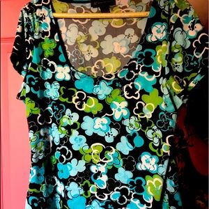 Inc xl short sleeved blouse